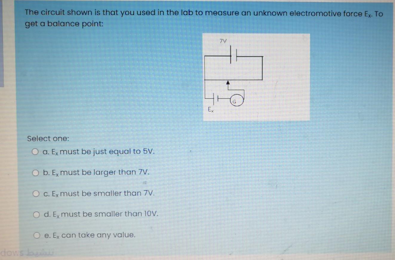 Solved The Circuit Shown Is That You Used In The Lab To | Chegg.com