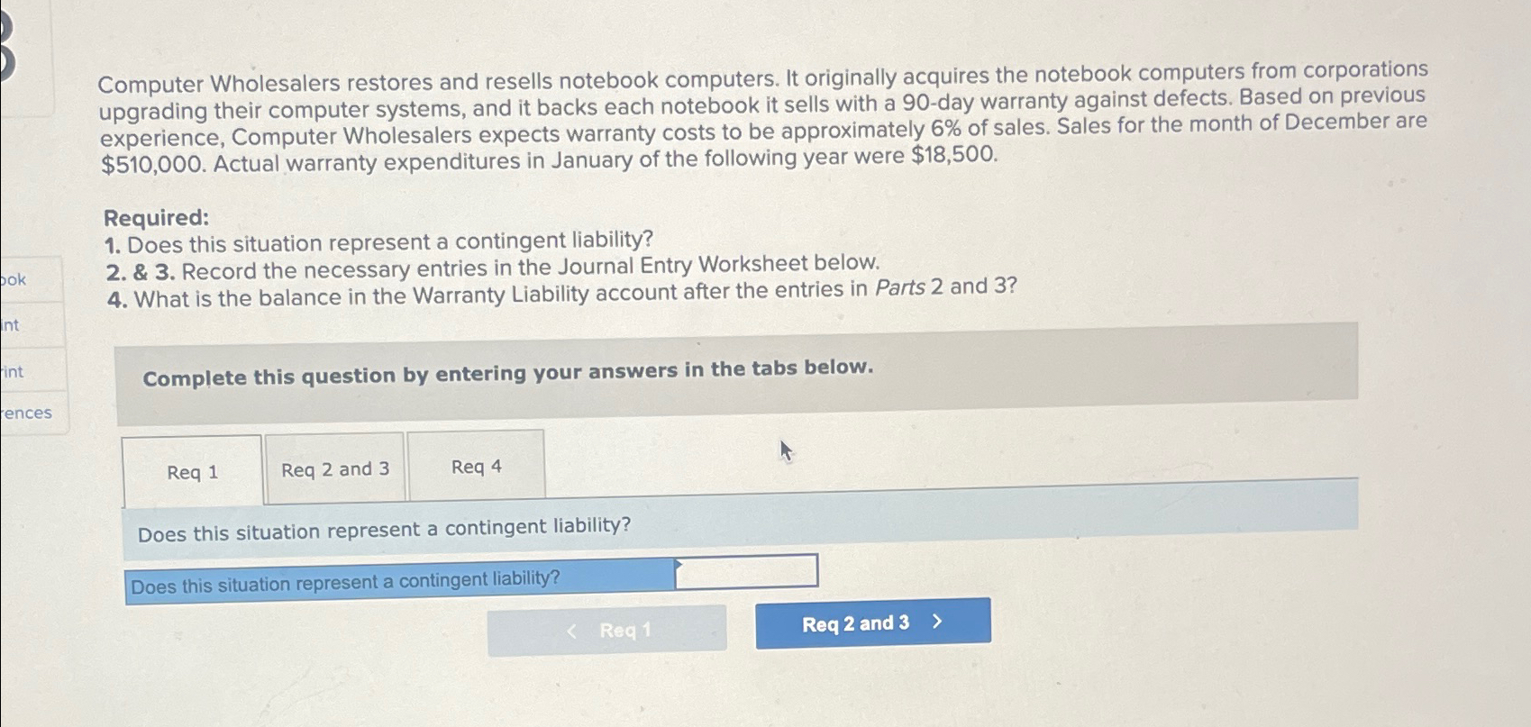 Solved Computer Wholesalers restores and resells notebook