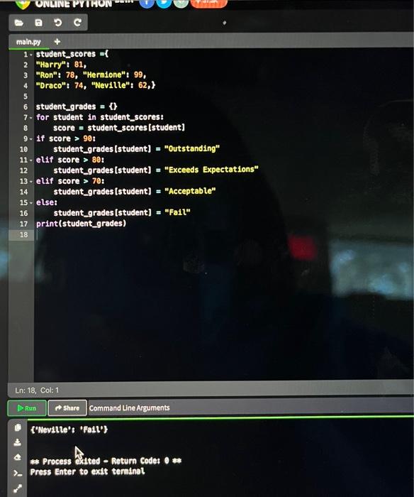 Solved In python language, how do I get multiple names and | Chegg.com