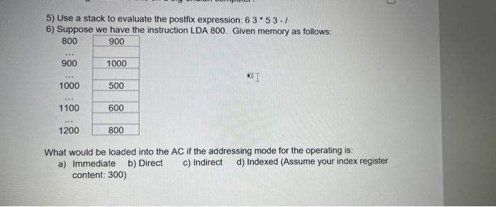 Solved 1) Consider the following infix expressions. What is | Chegg.com