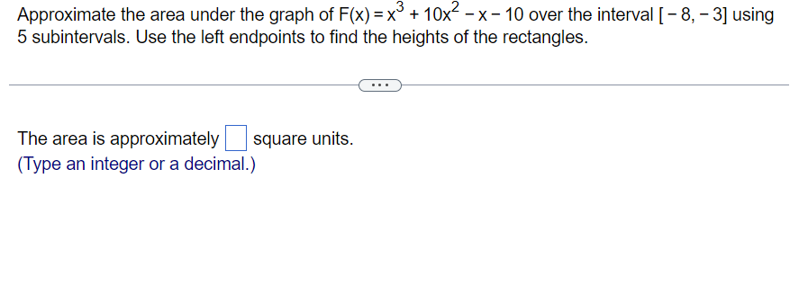 Solved Approximate the area under the graph of | Chegg.com