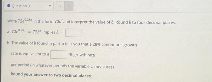 the product of 12 and b is equal to 72