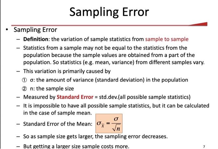 sampling-error