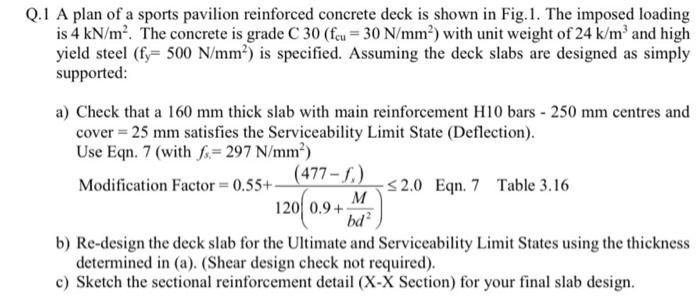 Solved MUST USE BS 8110 DESIGN CODE DO NOT ISE ANY OTHER | Chegg.com