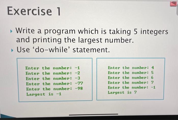 Solved i want the code of this exercise in C programming | Chegg.com
