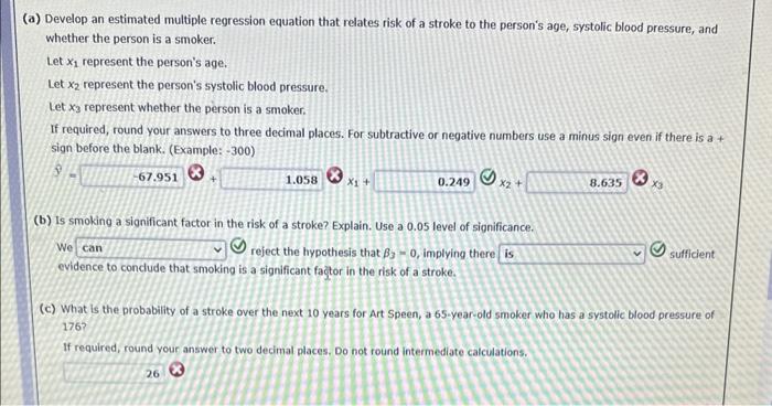 Solved A recent 10 -year study conducted by a research team | Chegg.com