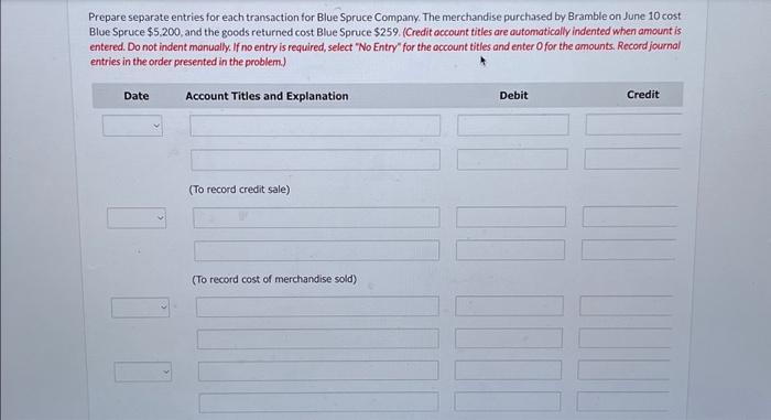 Prepare separate entries for each transaction for | Chegg.com