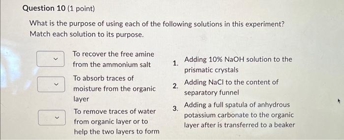 Solved What is the purpose of using each of the following | Chegg.com