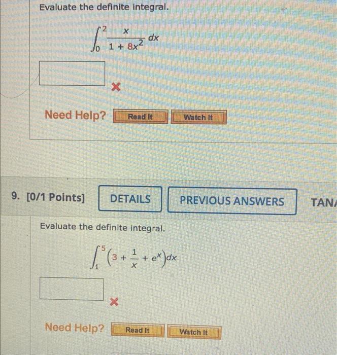 solved-evaluate-the-definite-integral-x-1-3-dx-1-8x2-x-need-chegg