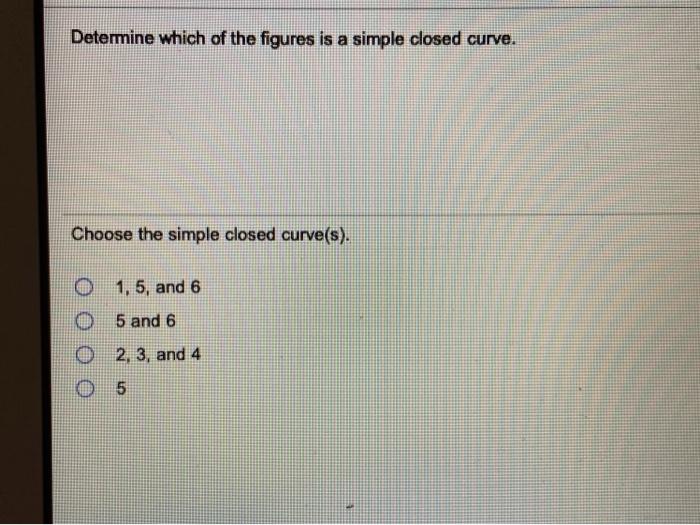 Solved Determine which of the figures is a simple closed | Chegg.com