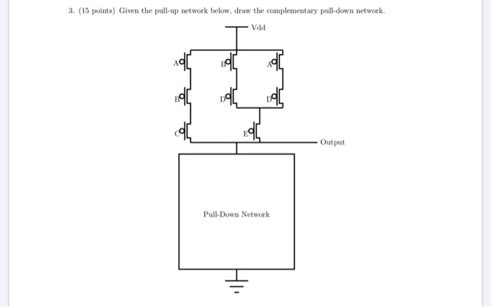 Solved الفا لقا PD Network H 2. (15 points) Given the | Chegg.com