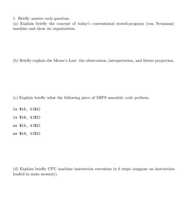 Solved Please answer both questions and ALL parts of the two | Chegg.com