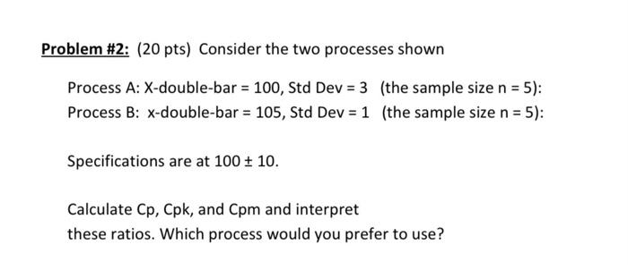 Solved Problem #2: (20 pts) Consider the two processes shown | Chegg.com