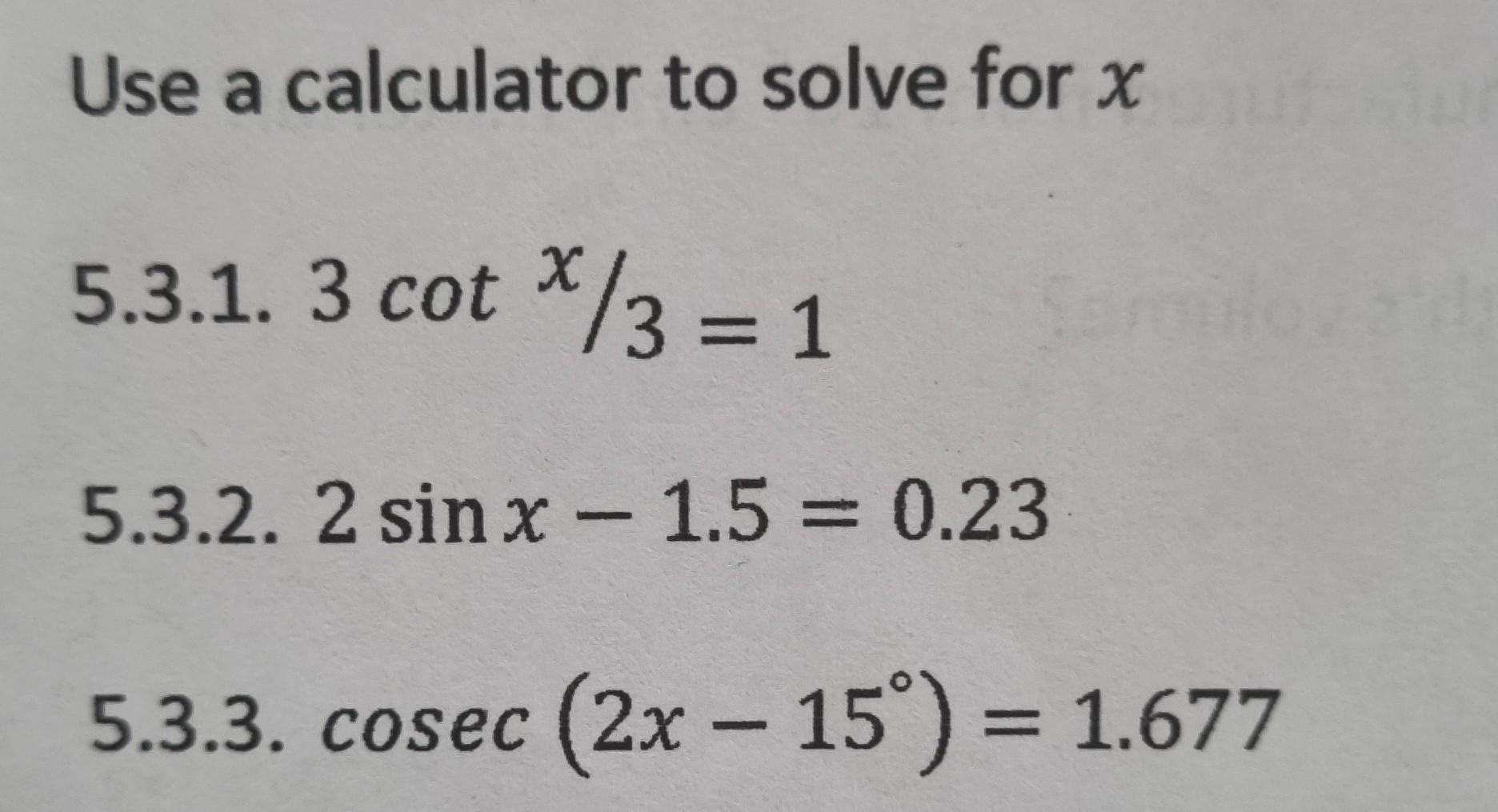 Cosec calculator on sale