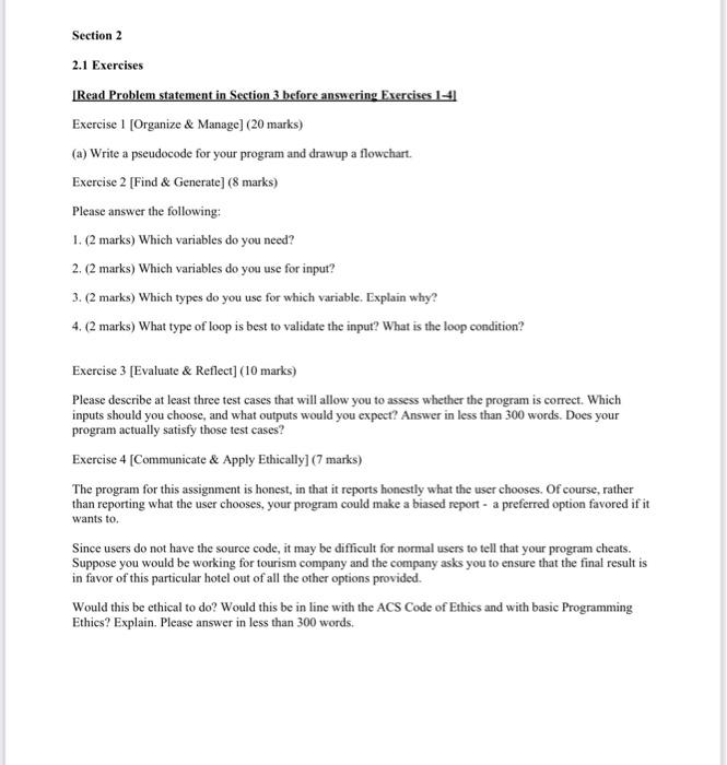 Solved Section 3 (50 marks) 3.1 Problem Statement This