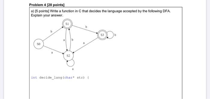 Solved Problem 4 [20 points) a) (5 points) Write a function | Chegg.com