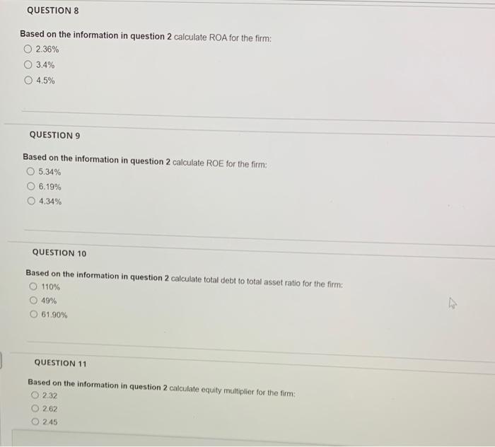 Solved Using the information below to answer Question | Chegg.com