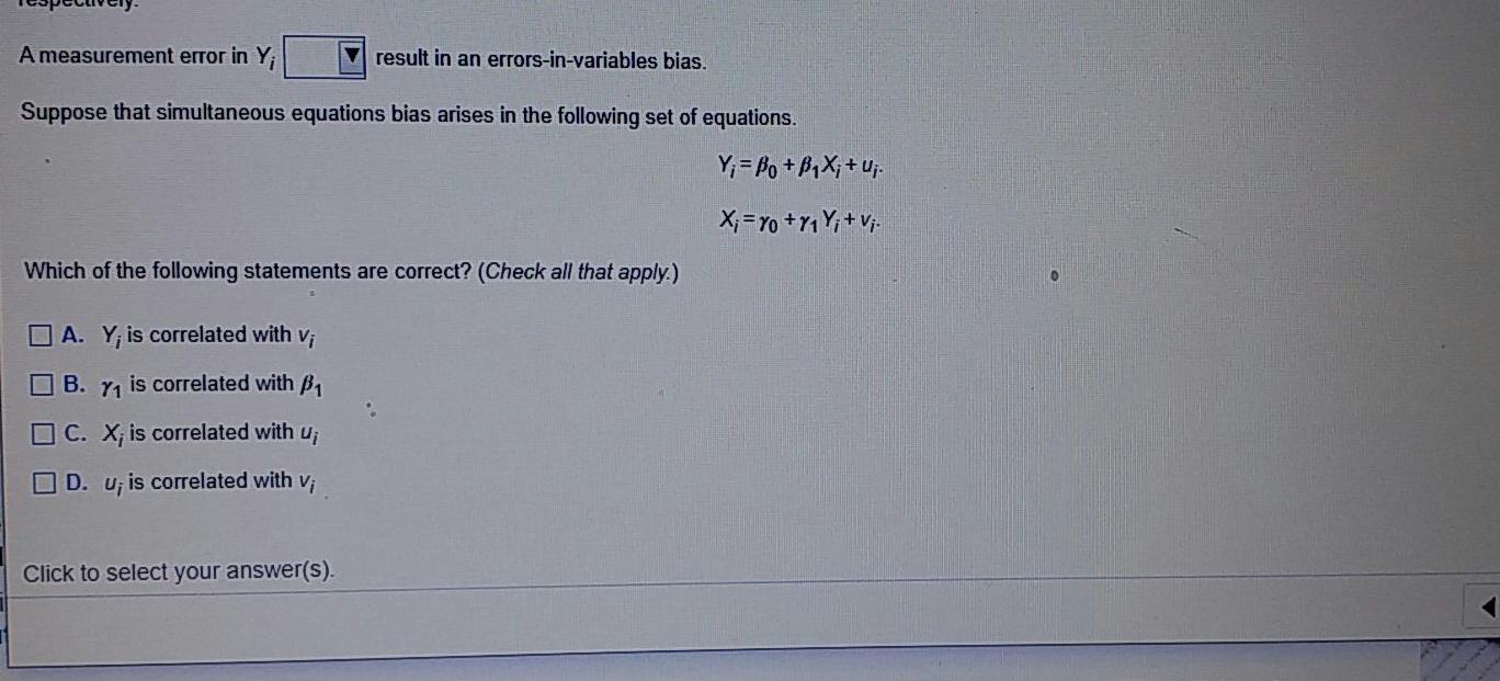 Solved Omitted Variable Bias V A Threat To Internal Valid Chegg Com