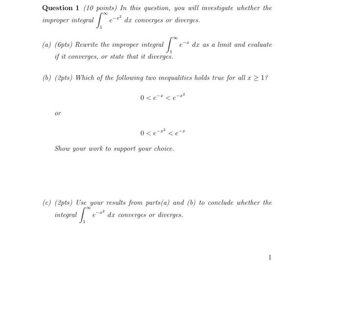 Solved Question 1 (10 points) In this question, you will | Chegg.com