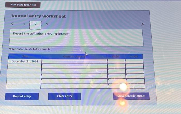 Solved Journal entry worksheet Record the issuance of notes | Chegg.com