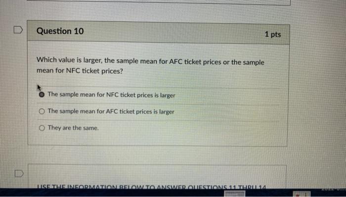 nfc ticket prices