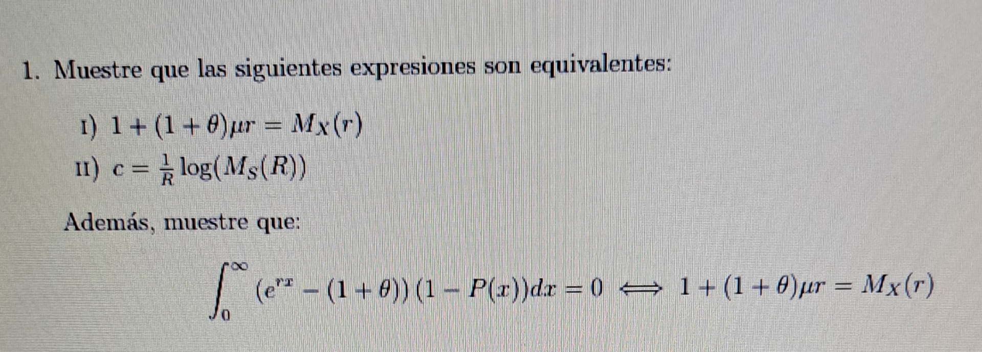 [Solved]: Muestre Que Las Siguientes Expresiones Son Equival