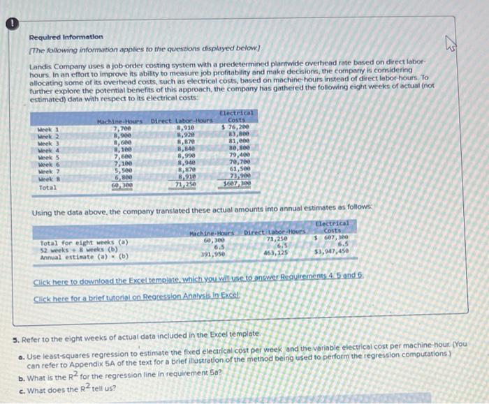 Solved Landis Company uses a joborder costing system with a
