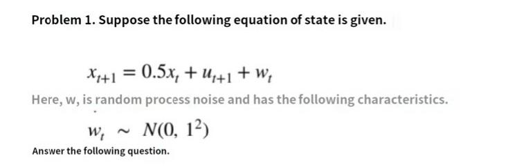 Problem 1. Suppose the following equation of state is | Chegg.com