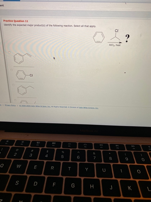 Solved Practice Question 11 Identify the expected major | Chegg.com