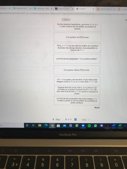 Solved 5 Click and drag the steps in the correct order to | Chegg.com