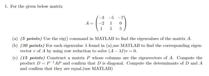 Solved Use MATLAB to solve the question , And just Copy | Chegg.com