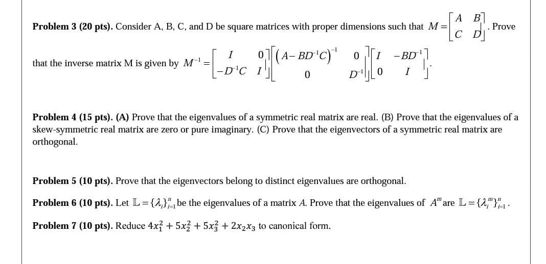 Solved A B Problem 3 (20 pts). Consider A, B, C, and D be | Chegg.com