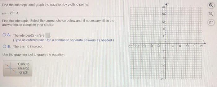 Find The Intercepts And Graph The Equation By Chegg Com