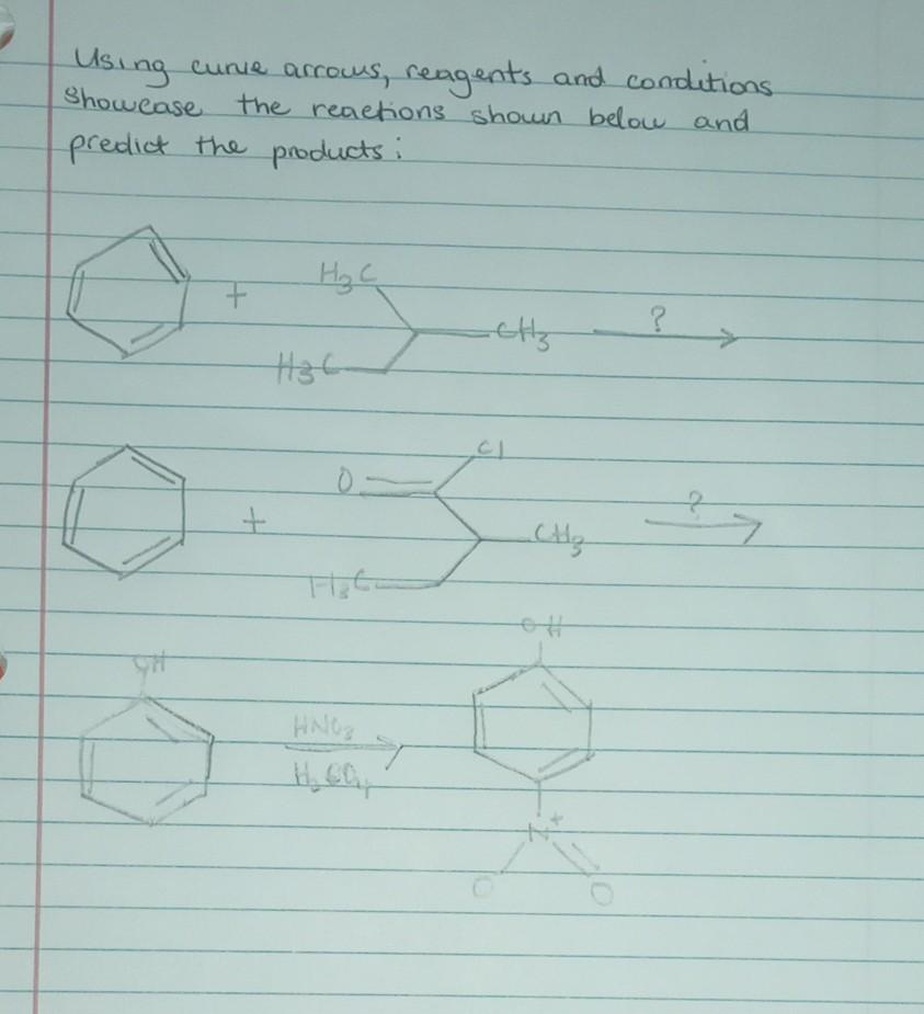 Solved 1. Using curve arrows, reagents and condition | Chegg.com