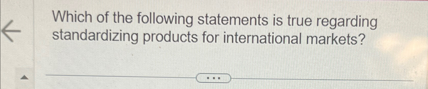 Solved Which of the following statements is true regarding | Chegg.com