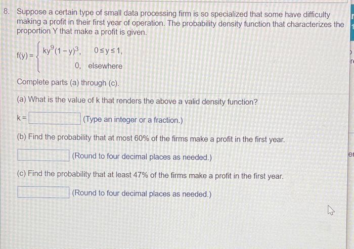 Solved Suppose a certain type of small data processing firm | Chegg.com