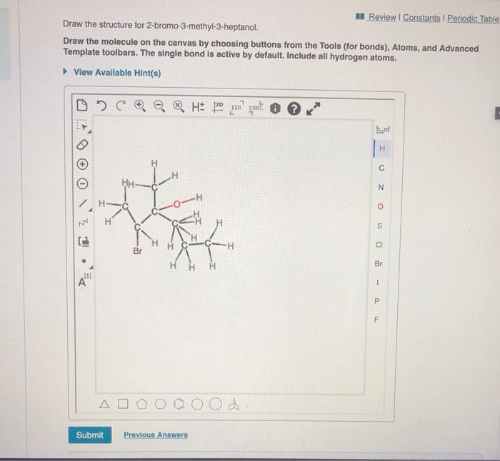 Part A) Draw the structure for