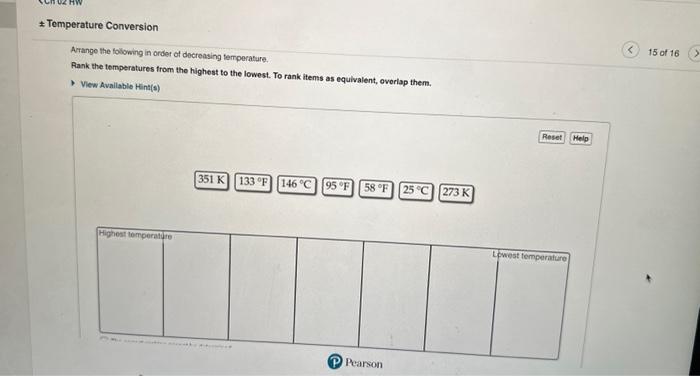 Solved Arrange The Following In Order Of Decreasing | Chegg.com