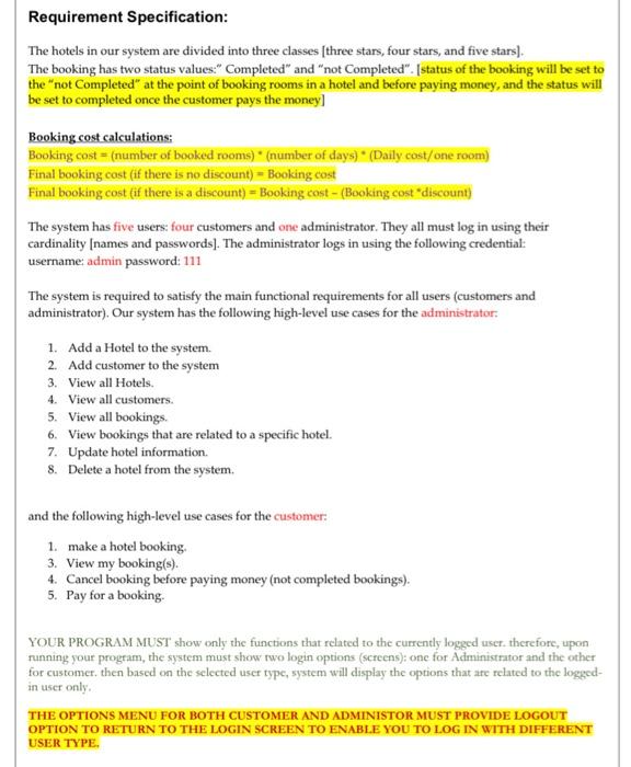 Solved UML use case diagram and use case description with c# | Chegg.com