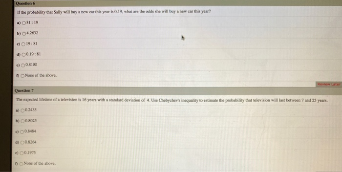 Solved Questions Find the variance of a random variable X | Chegg.com