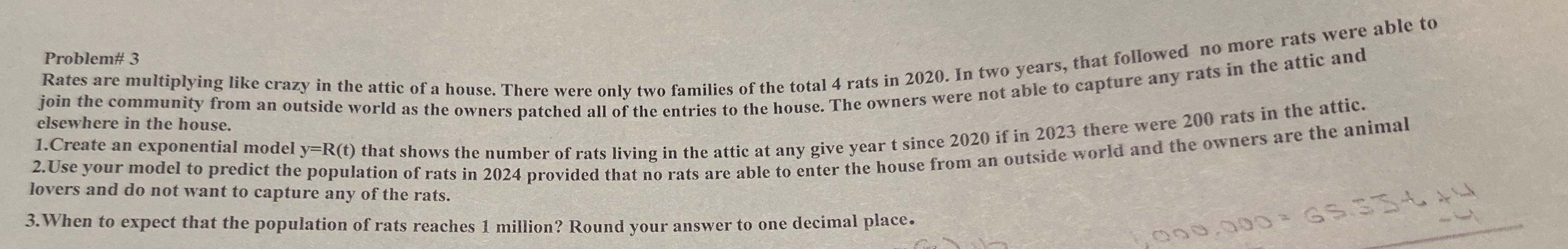 Solved Problem# 3Rates are multiplying like crazy in the | Chegg.com