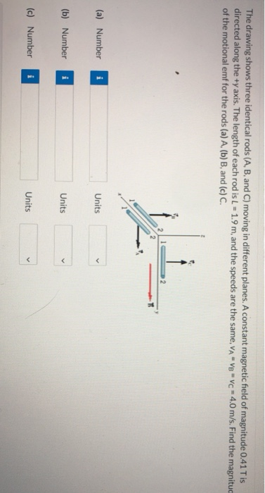 Solved The Drawing Shows Three Identical Rods (A, B, And C) | Chegg.com