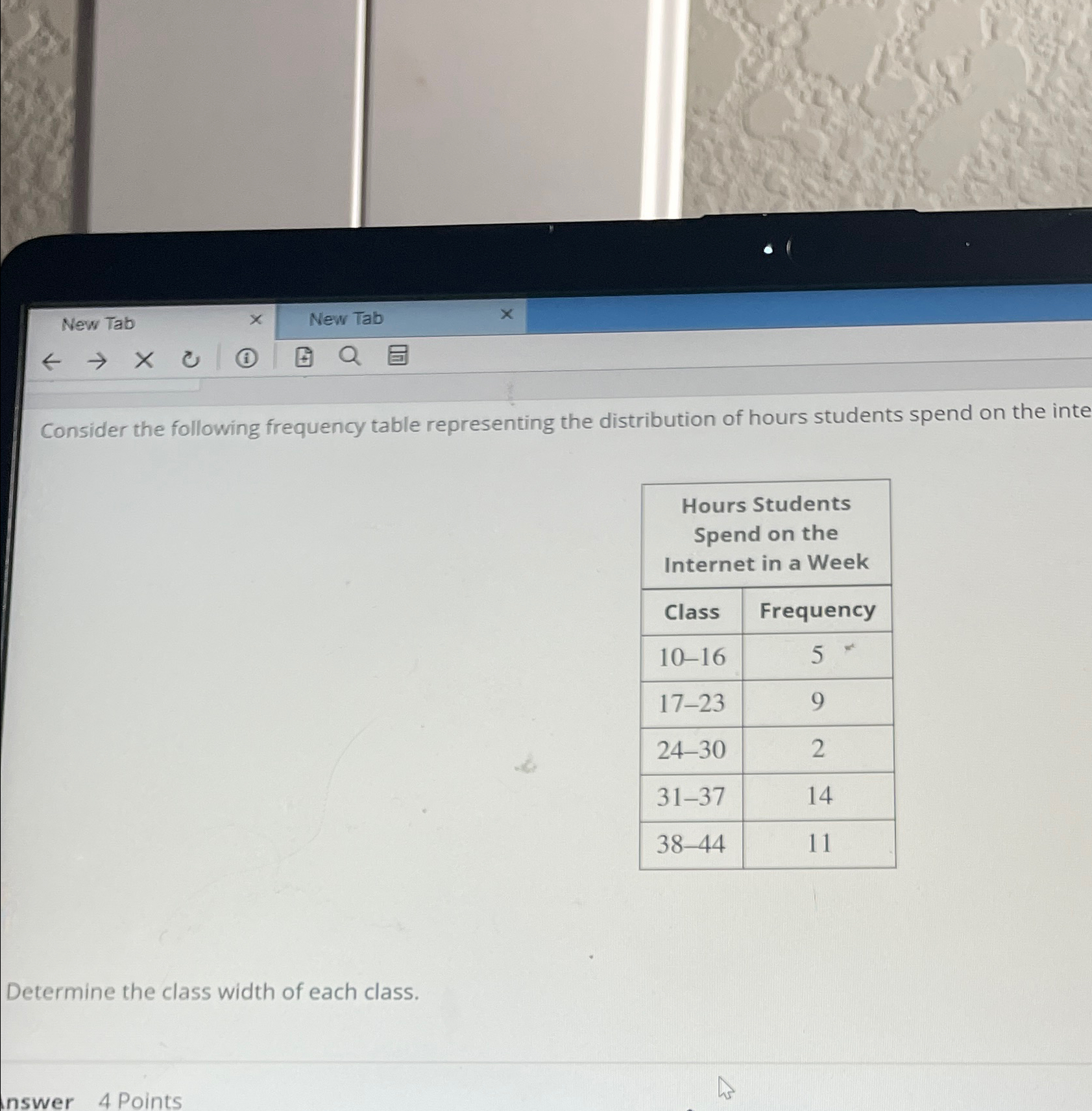 Solved New TabNew Tabxlarr→× (i)Consider the following