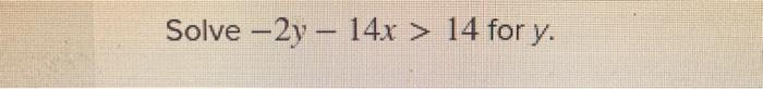 y 2x 14 2x 5y 22