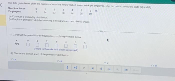 (a) Construct A Probability Distribution (b) Graph | Chegg.com