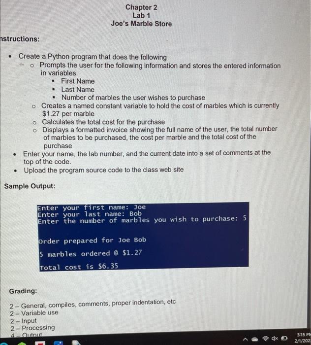 Solved - Create a Python program that does the following - | Chegg.com