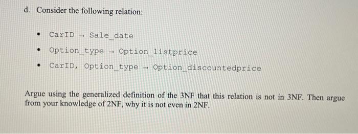 Solved [12pts] Solve the following normalization questions. | Chegg.com