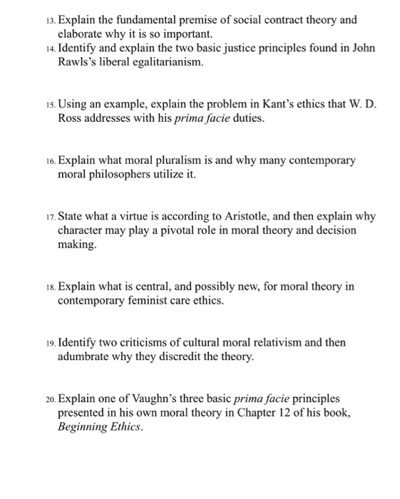 9 State Two Basic Problems With Ethical Egoism And Chegg