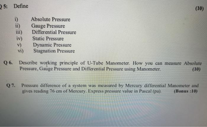 The Difference Between Differential and Absolute Pressure