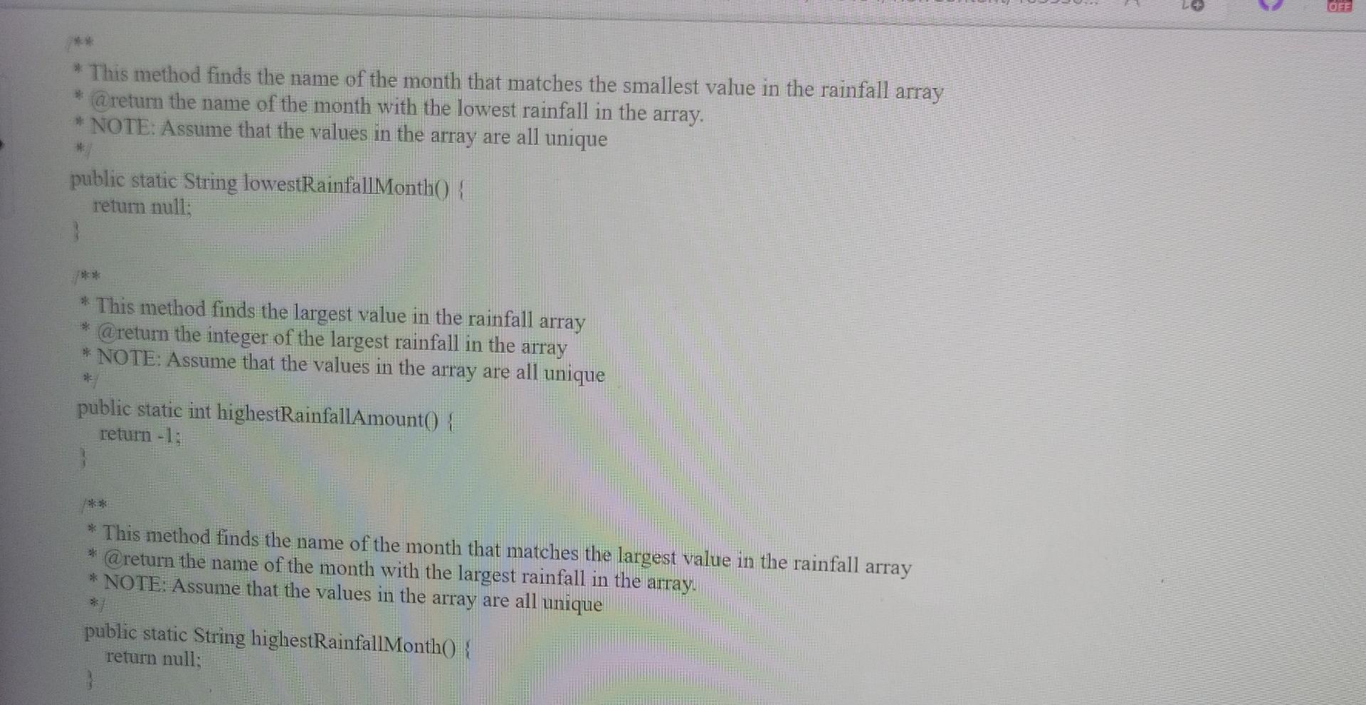 Solved I need to code this program in java and get it to run | Chegg.com